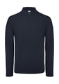 Heren Polo Lange Mouw B&C ID.001 Navy